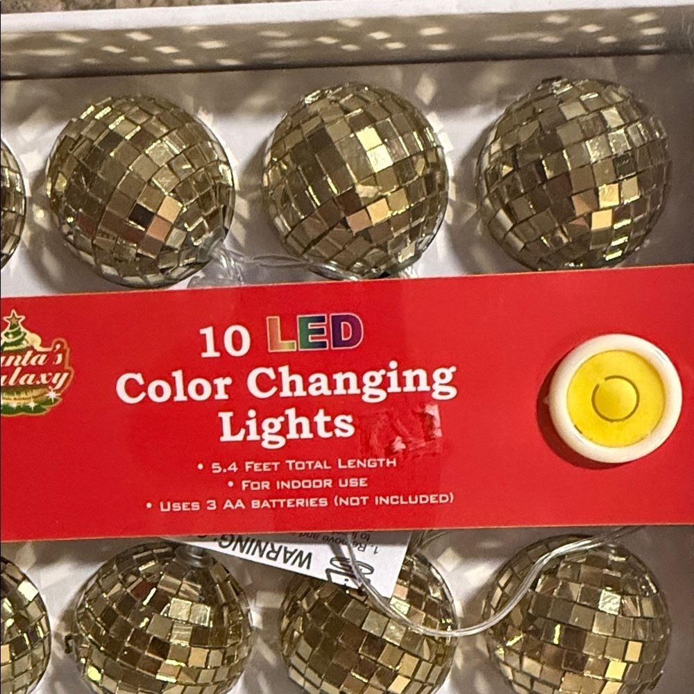 Gold LED Color Changing Lights